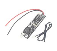 Hxhsgmeh DC 12 V PWM 2-3 Fili Controller di Temperatura del Ventilatore Modulo di Visualizzazione del Cruise Control per Ventilatore PC/Allarme Installazione Facile, Sensore Punti Neri