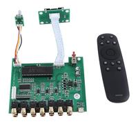 Hxhsgmeh DLHiFi F11 M62446 Preamplificatore 5.1 6 Canali Telecomando Completamente Indipendente Schermo OLED per Amplificatore HiFi Installazione Facile