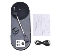 Hxhsgmeh EZCAP613p 33/45RPM - Convertitore a disco in vinile, lettore musicale, da ago a scheda TF/USB da platino a MP3