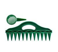 Hxhsgmeh Fioriera da pavimento a 12 fori, perforatrice da giardino, piantina, distanziatore per semi, con dispenser di semi, regolabile, per piantare semi e bulbi A