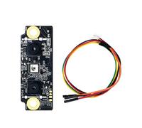 Hxhsgmeh FM225 Modulo di riconoscimento facciale 3D Modulo di riconoscimento offline intelligente AI con rilevamento live della fotocamera a infrarossi binoculare