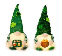 Hxhsgmeh . GNOME de la Sint - GNOME irlandese in peluche verde senza, Tomte scandinava per le decorazioni della santa, facile da installare e da usare