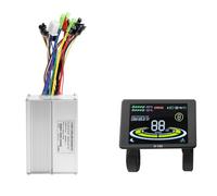Hxhsgmeh H-100 - Display LCD per cruscotto elettrico SM5+2PIN + controller ad onda sinusoidale da 20 A 36 V/48 V per kit di modifica