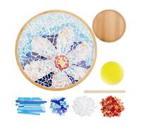 Hxhsgmeh Kit Artigianato Mosaico Fai Da Te per Adulti Principianti, Adatto per Sottobicchieri a Mosaico Fatti A Mano Home Decor Regali di Natale