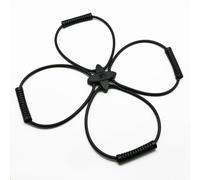 Hxhsgmeh Kit di bande di resistenza Pilates Reformer attrezzature per il fitness a casa per un allenamento totale del corpo, aiuta a bersaglio e tonificare (nero)
