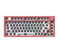 Hxhsgmeh Kit Tastiera Meccanica Hot-Swappable con 81 Tasti, Pulsante Rotante, Illuminazione RGB, Guarnizione Di Tenuta Personalizzata in Alluminio, Tastiera Meccanica Wired a Scambio Caldo