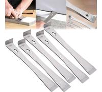 Hxhsgmeh La Magia Versatile Del Falegname, Raschietto a Leva in Acciaio Inox da 10 Pollici Strumento per la Lavorazione del Legno 3 in 1 - Scalpello per Colpire
