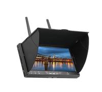 Hxhsgmeh Monitor DVR FPV 5.8G Schermo LCD 7 Pollici 800x480 40CH LCD5802D Doppio Ricevitore Integrato per Drone RC FPV Quadcopter Installazione Facile da Usare Spina UE