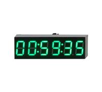 Hxhsgmeh Orologio Elettronico Digitale LED da 0,36 Pollice con Secondo Modulo Di Visualizzazione, Memoria Spegnimento, Regolazione Luminosità -A