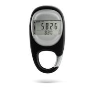 Hxhsgmeh Pedometro per camminare, pedometro portatile walking, contapassi 3D, monitoraggio elettronico semplice passi con moschettone, facile installazione e