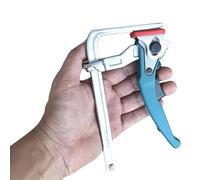 Hxhsgmeh Pinza a cricchetto con manico ciano pinza a cricchetto per guida di lavorazione del legno, pinza a cricchetto, 120 x 60 mm