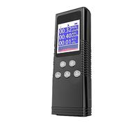 Hxhsgmeh Rilevatore di radiazioni nucleari portatile, laboratorio domestico, display digitale LCD, misuratore Geiger radioattivo multifunzione B