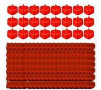 Hxhsgmeh Romantico kit di notte per San Valentino 24 pezzi candele LED romantiche senza fiamma con kit di 2000 petali di rose artificiali B