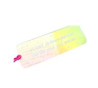 Hxhsgmeh Siediti e leggi un segnalibro iridescente, un segnalibro in acrilico divertente, regalo di lettura per gli amanti dei libri per le ragazze, 14 x 5 x 0,15 cm