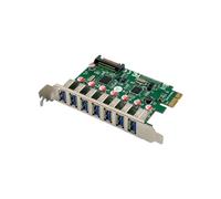 Hxhsgmeh ST69 PCIe X1 VL812 7 Porte USB 3.0 5G Velocità Attrezzature Informatica Industriale Scheda Di Estensione Pratica Multifunzionale Installazione Facile da Usare