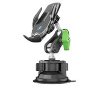 Hxhsgmeh Supporto universale per cruscotto auto, potenza 15 W, caricatore senza, supporto per telefono, ventosa, braccio magico, supporto per telefono