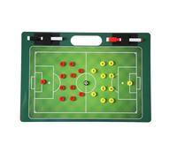 Hxhsgmeh Tabella di calcio magnetica a doppia faccia con cancellabile a secco per allenatore, per tecniche di strategia sportiva e tattiche
