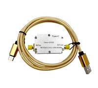 Hxhsgmeh Tipo-C LAN 10Mhz-6GHz Amplificatore ad alta planarità guadagno 30DB Amplificatore di segnale RF per software Ham SDR Radio FM Radio Facile da usare