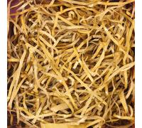 HXJDAM Raffia 100 g, carta velina triturata, riempitivo per regali e fai da te, confezione regalo perfetta per scatole regalo. (oro)
