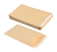 HXMJIED 50 buste in carta kraft, 16,5 x 10 cm, autoadesive per piccoli oggetti, mini buste per semi, denaro, regali in contanti, soldi per cena