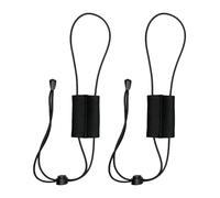 HXNH 2 cinghie elastiche elastiche per la copertura del pesce trovatori di pesce, si adattano saldamente fino a 45,7 cm schermo grafico da pesca cinghia di copertura regolabile Bungee