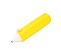 HXNH Astuccio in silicone impermeabile, custodia morbida compatta per gomme, pennarelli, forbici, Giallo