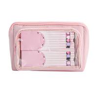 HXNH Astuccio per matite di grande capacità, a più strati, staccabile, da viaggio, per ufficio, scuola, astuccio per studenti, A