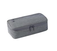 HXNH Astuccio portapenne a 2 strati, organizer per matite scolastiche, grande capacità, per gomme, pennarelli, forbici