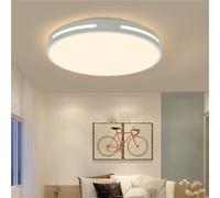 hxoity 40 Cm Plafoniere Lampada Da Soffitto 48W Moderne Lampade Da Soffitto WiFi Compatibili Con Amazon Alexa Google Home Cambio Colore RGB Per Cucina E Camera Da Letto