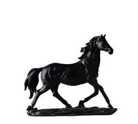hxoity Elegante Scultura di Cavallo in Resina per Decorare La Casa E L'Ufficio Statuetta Unica E Regalo Perfetto per Gli Amanti Dell'equitazione Statua Equestre Arredamento Moderno per La Casa