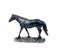 hxoity Elegante Scultura di Cavallo in Resina per Decorare La Casa E L'Ufficio Statuetta Unica E Regalo Perfetto per Gli Amanti Dell'equitazione Statua Equestre Arredamento Moderno per La Casa