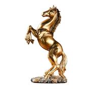 hxoity Elegante Scultura di Cavallo in Resina per Decorare La Casa E L'Ufficio Statuetta Unica E Regalo Perfetto per Gli Amanti Dell'equitazione Statua Equestre Arredamento Moderno per La Casa