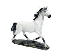 hxoity Elegante Scultura di Cavallo in Resina per Decorare La Casa E L'Ufficio Statuetta Unica E Regalo Perfetto per Gli Amanti Dell'equitazione Statua Equestre Arredamento Moderno per La Casa