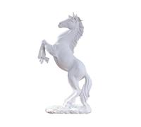 hxoity Elegante Scultura di Cavallo in Resina per Decorare La Casa E L'Ufficio Statuetta Unica E Regalo Perfetto per Gli Amanti Dell'equitazione Statua Equestre Arredamento Moderno per La Casa