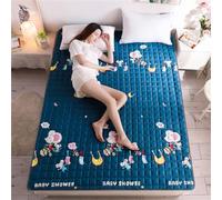 hxoity Materasso Con Dormitorio Per Studenti Roll -up Pieghevole Magro Tatami Materassino Non Slip Morbido Materasso Futon Giapponese Tampone Da Pavimento Del Divano Lettino Tolli