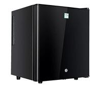 hxoity Mini Frigo 30L, Raffreddatore/Riscaldatore Compatto Con Serratura | Freddo/caldo, Semiconduttore Veloce, Basso Rumore, Luce LED, Isolamento In Schiuma Microcellulare, Porta In Vetro, Serratura