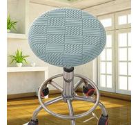 HXOUTGKP Bar Stool Covers Stretch Vanity Stool Slipcover 30-38/30 * 40Cm Jacquard Chair Seat Slipcovers/3#/30-36Cm