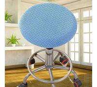 HXOUTGKP Bar Stool Covers Stretch Vanity Stool Slipcover 30-38/30 * 40Cm Jacquard Chair Seat Slipcovers/37#/30-36Cm