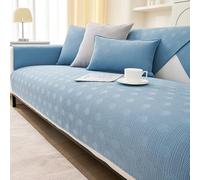 HXOUTGKP Copridivano a L per Divani 3/2/4 Posti, Copridivano ad Angolo e Copridivano Trapuntati in Rilievo, Verdi/4#/1Pc 70 * 150Cm