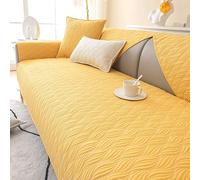 HXOUTGKP Copridivano a L per Divani 3/2/4 Posti, Copridivano ad Angolo e Copridivano Trapuntati in Rilievo, Verdi/20#/Pillow Cover*1 45 * 45Cm