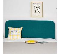 HXOUTGKP Copritestata Antipolvere Morbido, Copritestata Elasticizzato Tinta Unita, Copritestata Letto Matrimoniale/Singolo, 150 cm/L/200-220Cm
