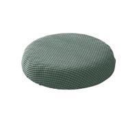 HXOUTGKP Grey Round Stool Cover, 4/1Pcs Round Bar Stool Covers, Washable Easy Soft And Durable, For 9.8-13.7In/25-35Cm Round Stool Square Stool/D/1Pcs