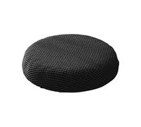 HXOUTGKP Grey Round Stool Cover, 4/1Pcs Round Bar Stool Covers, Washable Easy Soft And Durable, For 9.8-13.7In/25-35Cm Round Stool Square Stool/B/1Pcs