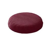 HXOUTGKP Grey Round Stool Cover, 4/1Pcs Round Bar Stool Covers, Washable Easy Soft And Durable, For 9.8-13.7In/25-35Cm Round Stool Square Stool/F/1Pcs