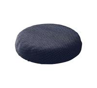 HXOUTGKP Grey Round Stool Cover, 4/1Pcs Round Bar Stool Covers, Washable Easy Soft And Durable, For 9.8-13.7In/25-35Cm Round Stool Square Stool/G/1Pcs