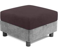 HXOUTGKP Square Ottoman Slipcover Stretch Foot Stool Cover Non Slip Footstool Protector Covers 40 * 40/45 * 45Cm Dustproof/6 @/105 * 105 cm