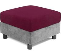 HXOUTGKP Square Ottoman Slipcover Stretch Foot Stool Cover Non Slip Footstool Protector Covers 40 * 40/45 * 45Cm Dustproof/7@/35 * 35 cm