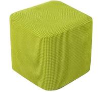 HXOUTGKP Square Ottoman Slipcover With Elastic Bottom Footstool Protector Covers Stool Ottoman Covers Stretch/M/45 * 45Cm