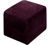 HXOUTGKP Square Ottoman Slipcover With Elastic Bottom Footstool Protector Covers Stool Ottoman Covers Stretch/W/45 * 45Cm