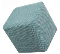 HXOUTGKP Square Ottoman Slipcover With Elastic Bottom Footstool Protector Covers Stool Ottoman Covers Stretch/e/38 * 38Cm